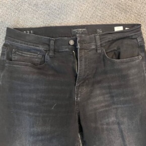 Mens Lucky 221 Straight Black Denim Jean 32 x 30 - Picture 7 of 12